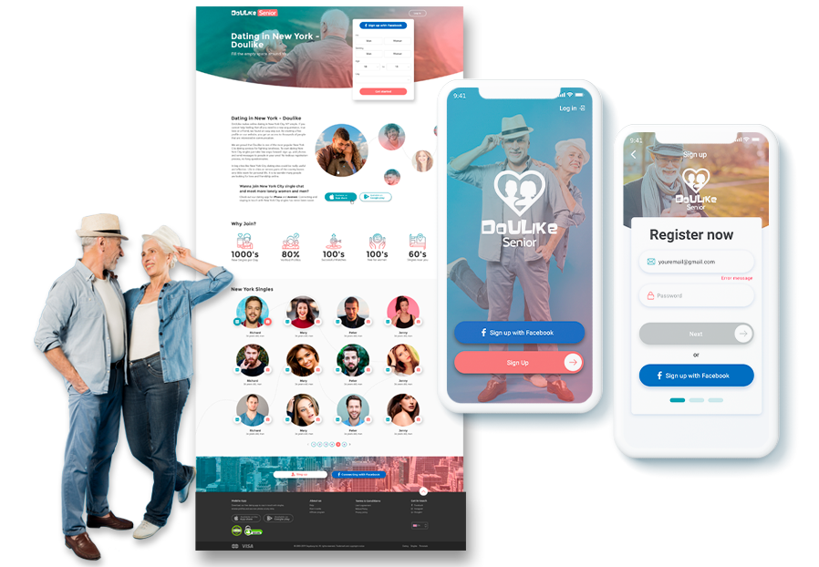 Primecase Design designers created design of iOS app for dating